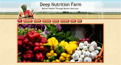 Desktop Screenshot of deepnutritionfarm.com