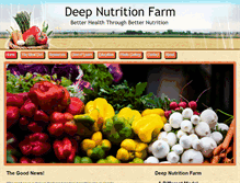 Tablet Screenshot of deepnutritionfarm.com